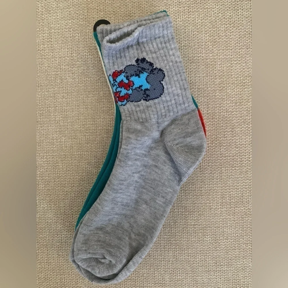 Disney Stitch Christmas Socks 3 Pairs